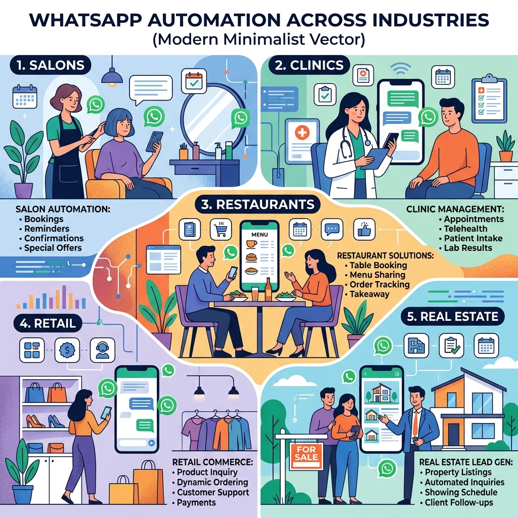 WhatsApp Automation Ideas for Various Industries