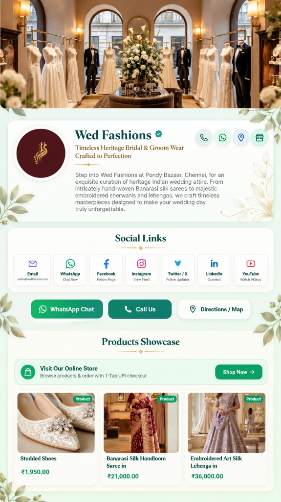 Zeserv AI Website Builder — Wed Fashions